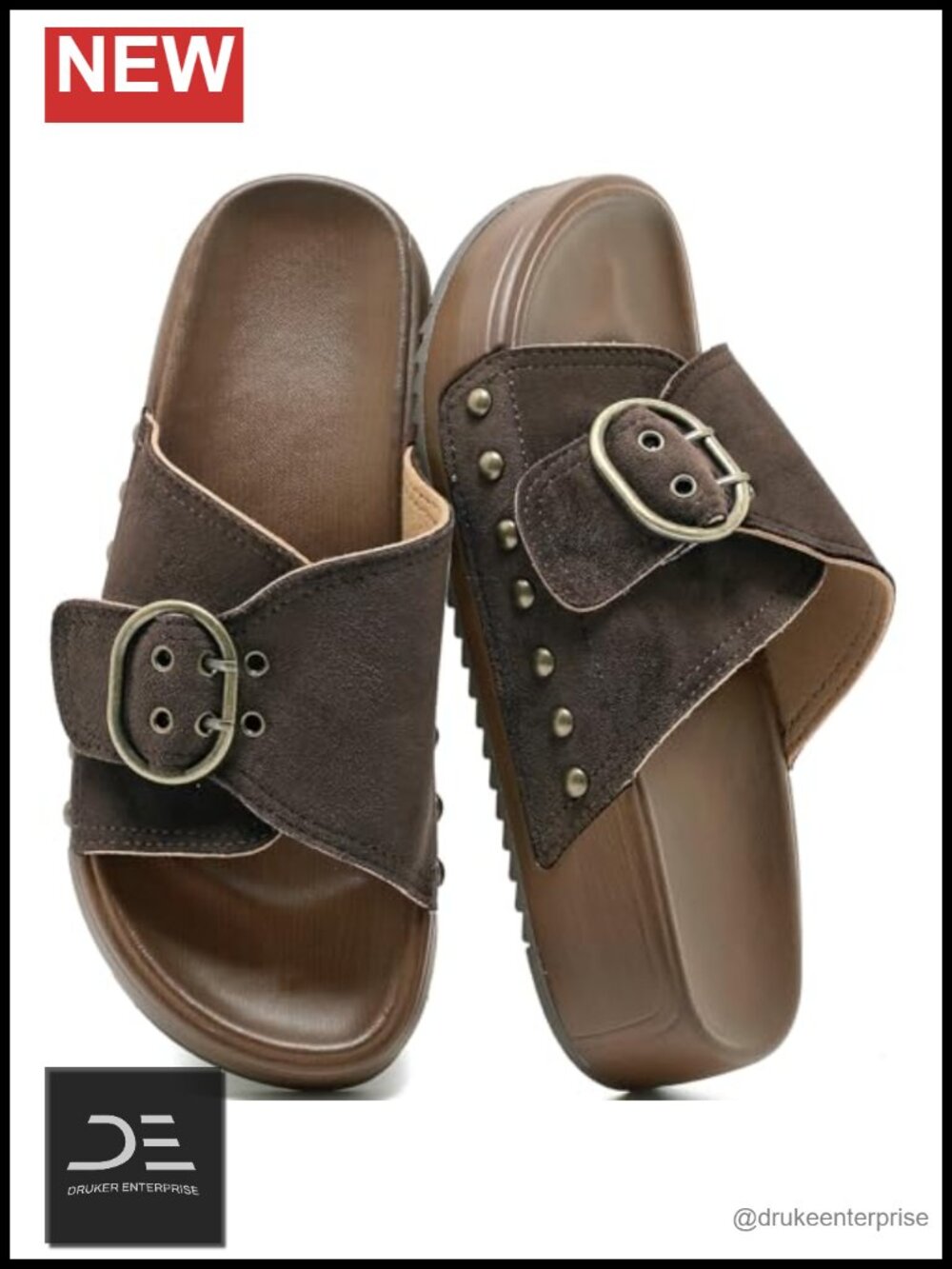 Platform Sandals Women Slides Arch Support Wedge Thick Sole Chunky Open Toe